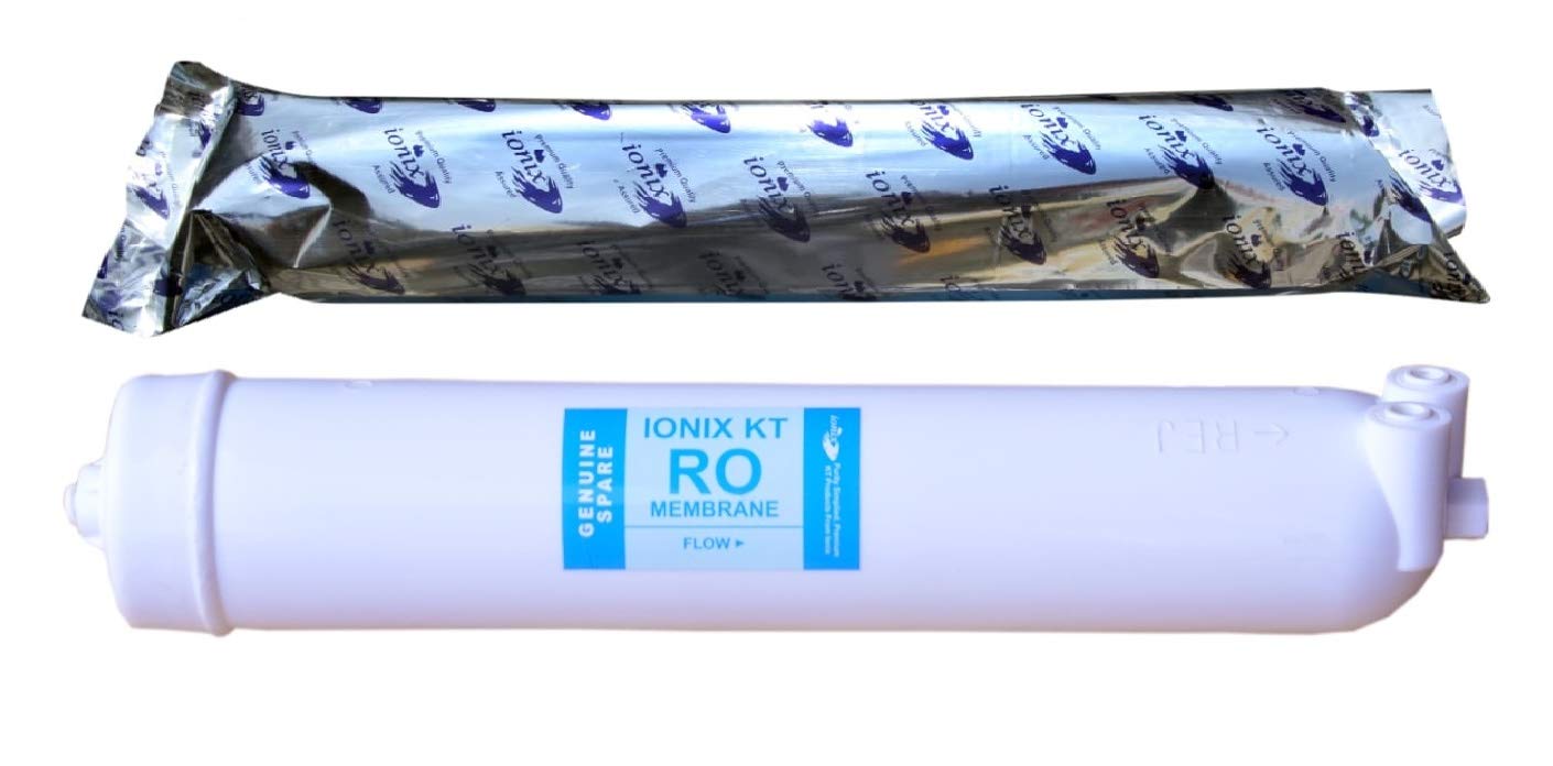 IONIXSealed/Welded Ro Membrane, Compatible with K*ent/Other RO Water purifiers, not Manufactured by K*ent,Easy to Connect/Connection Marked as in Kent Ro Membrane Filter, Ro Membrane 80 GPD Original