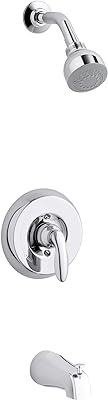 Kohler TS15601-4-CP Coralais Rite-Temp Bath and Shower Valve Trim with Lever Handle