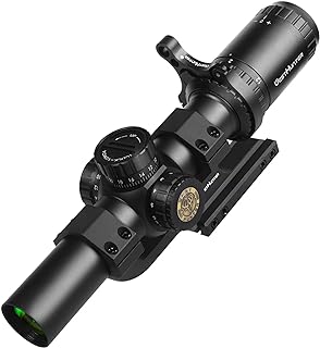 WestHunter Optics HD 1.2-6x24 IR FFP LPVO Riflescope, 30 mm Tube First Focal Plane Illuminated 1/2 MOA Presicion Compact S...