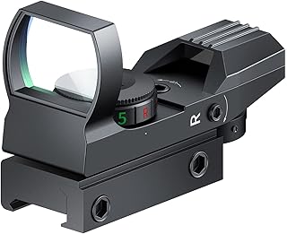 Paike Red Dot Sight Reflex Sights 4 Styles Reticles with 20mm Rail