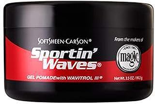 CARSON PRODUCTS CO. Standard Dist Soft Sheen Sportin Waves Gel Pomade, 3.5 oz