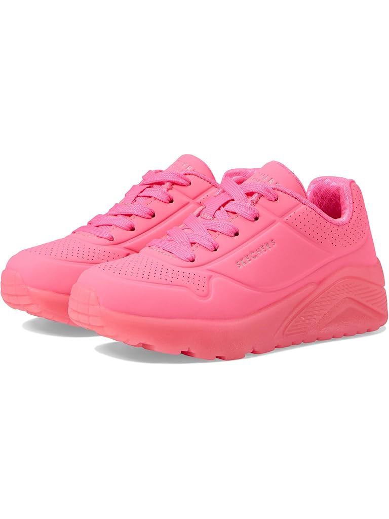 Pink SKECHERS KIDS Street  - Uno Ice 310449L (Little Kid/Big Kid)