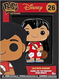 Funko - Pins Pop Disney - Lilo And Stitch Lilo With Scrump 9cm - 0671803485464