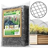 De-Bird Garden Fencing 7.5 x 65 ft, Strong Mesh Bird Netting for Garden Protection, Garden Netting Pest Barrier, Easy to Install Plant Netting Mesh