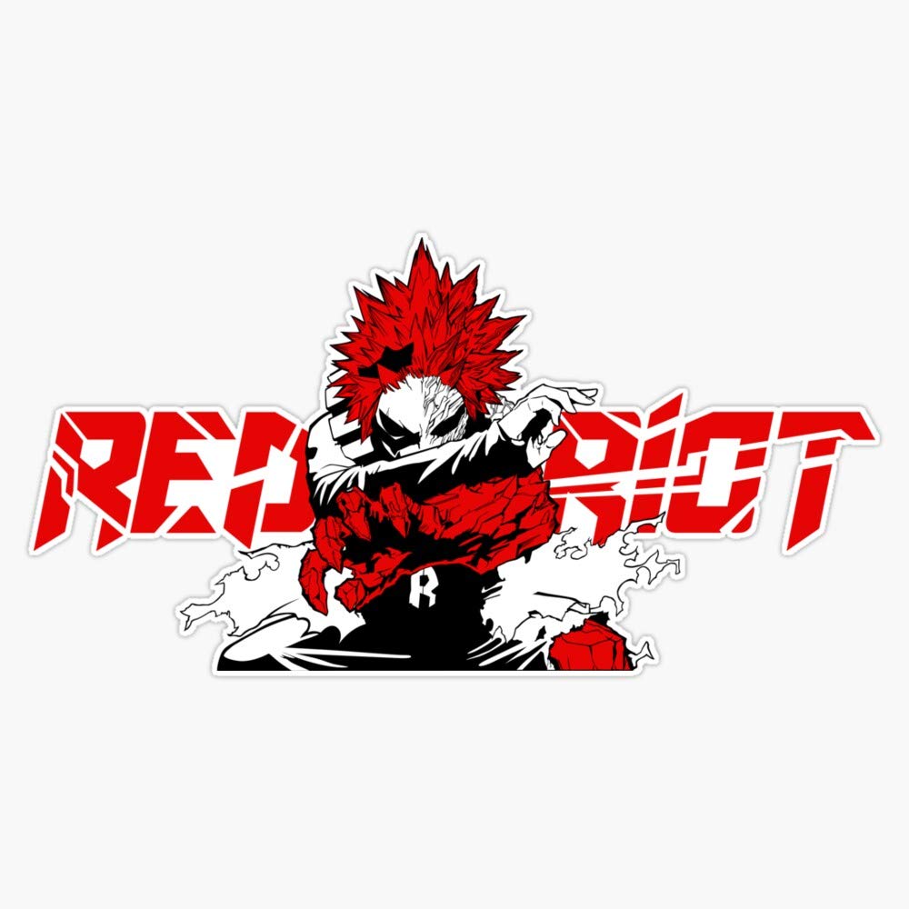 Buy Eijiro 'Red Riot' Kirishima - My Hero Academia Sticker Vinyl ...