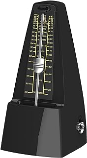 SOLO Mechanisches Metronom mit Akzentglocke, Präziser Takt und Kräftiger Klang, Geeignet für Gitarre, Schlagzeug, Saxopho...