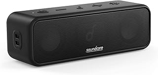 Soundcore 3 by Anker Soundcore, Bluetooth Speaker with Stereo Sound, Pure Titanium Diaphragm Drivers, PartyCast Technolog...