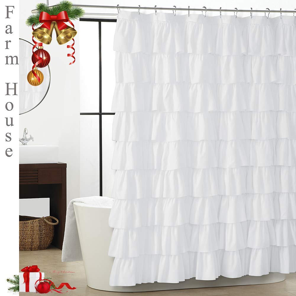 Country chic shower curtains