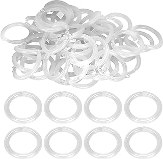 FYY 100pcs Binder Rings 1 Inch, Loose Leaf Binder Rings for Office Book Rings,Index Card Rings,Flashcard Rings,Key Rings,P...