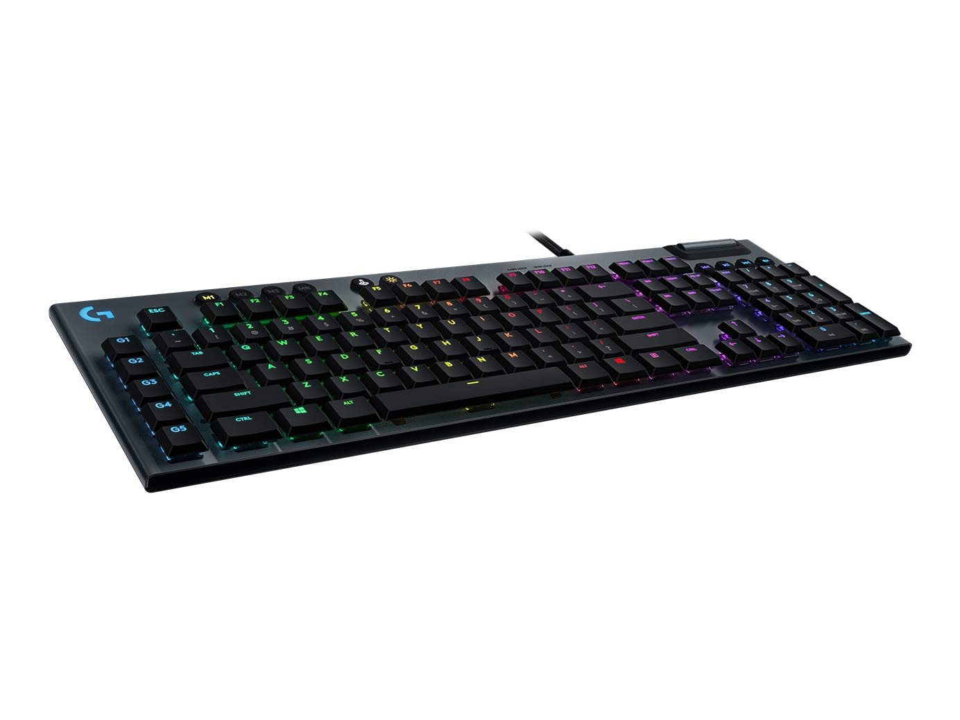 Logitech G815 Lightsync Rgb Mechanical Gaming Keyboard – Gl Tactile - Carbon - Us Int'L - Usb