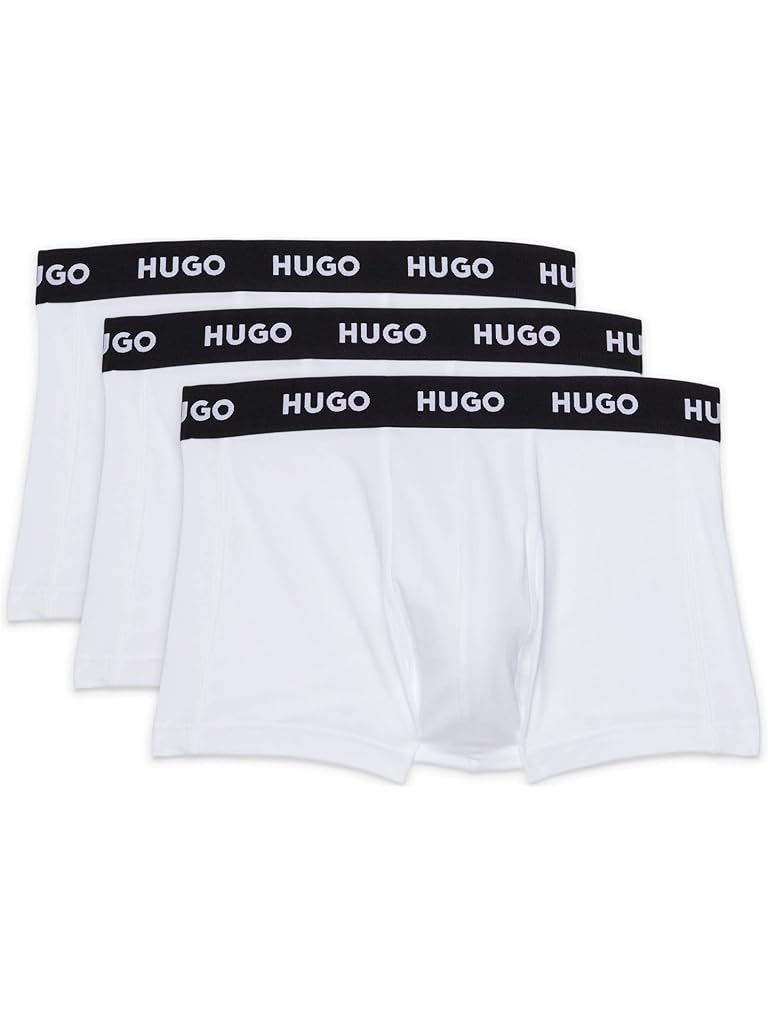 White BOSS 3-Pack HUGO Trunks Triplet Pack