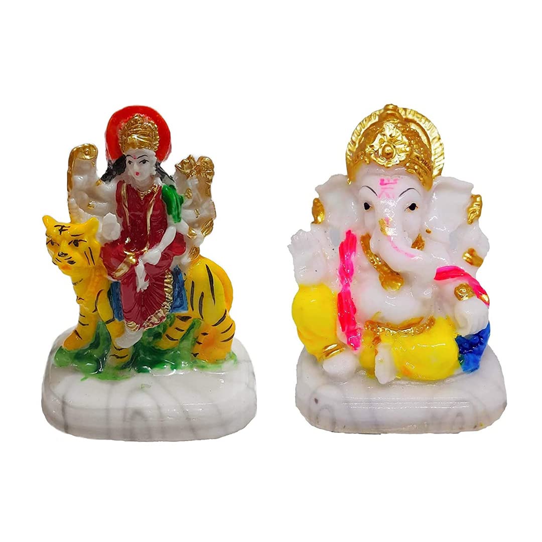 Buy Ma Sherawali MATA and Ganesh Idol Rani Murti for Pooja Mandir ...