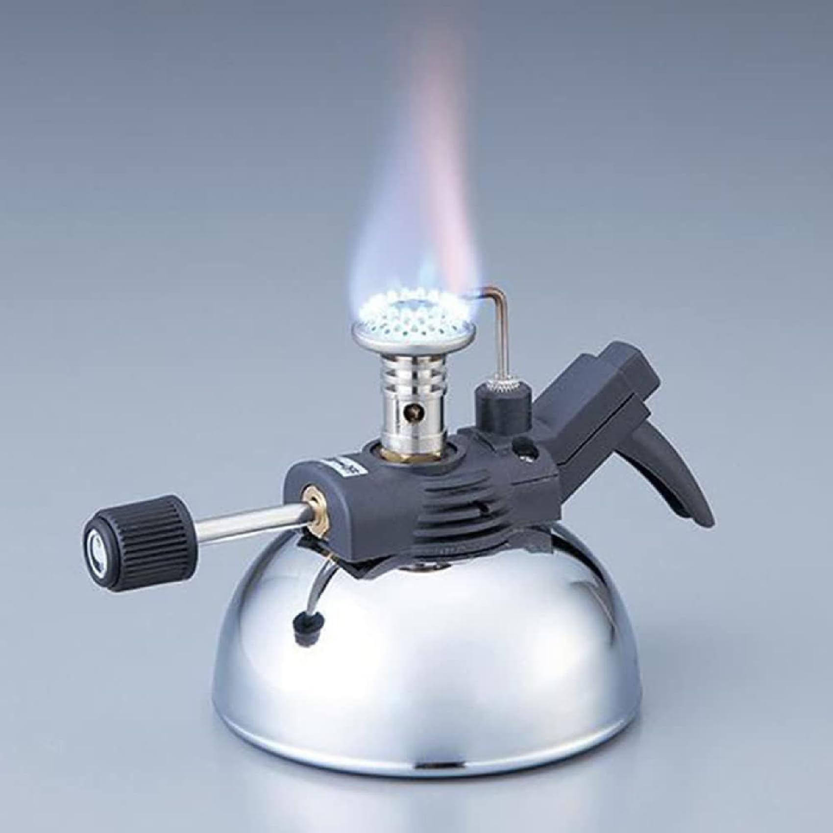 Laboratory Bunsen Burner, Portable Large-Capacity Electronic Ignition Mini Stove, Gas Storage Capacity: 36.5g, Temperature: 1300℃, for Dental Lab Equipment Clinic Use