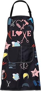 FUSTMW Hairdresser Gifts Apron Hair Stylist Apron Salon Stylist Apron Stylist Apron With Pockets Cosmetologists Gifts Apron