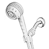 Waterpik Original Massage Shower Head Handheld Spray with 5-Foot Hose, Includes Massaging Sprays and 6 Modes, DIY Easy Installation, 1.8 GPM, White, SM-651E