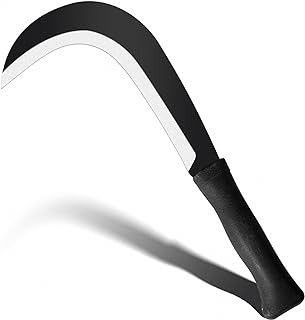 Billhook Sickle Machete Knife Brush Clearing Sickle Machete with Carbon Steel Blade Sickle Knife Billhook Machete Sickle f...