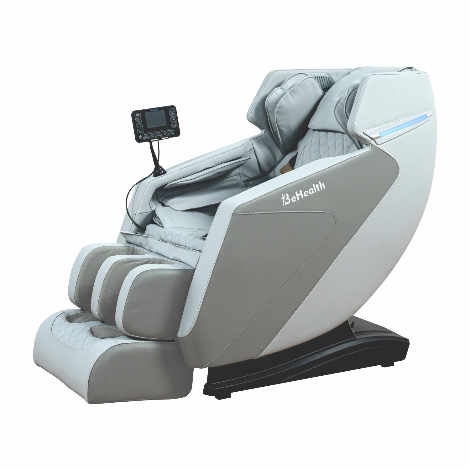 BeHealth PrimeDelaux Massage Chair | 28 Multiple Massage Rollers | 2 Zero Gravity Position | 8 Automatic Massage Programs | Heating Therapy | Foot Rollers | Bluetooth Speakers.