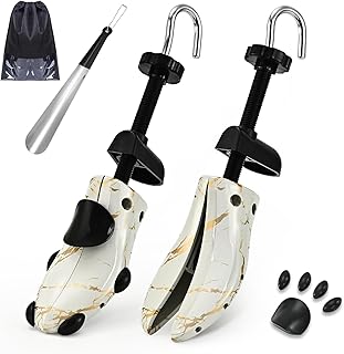 JJDPARTS Shoe Stretcher, Pair 4-Way Shoe Expander Widener Shoe Tree Extender spiral pattern for Women and Men