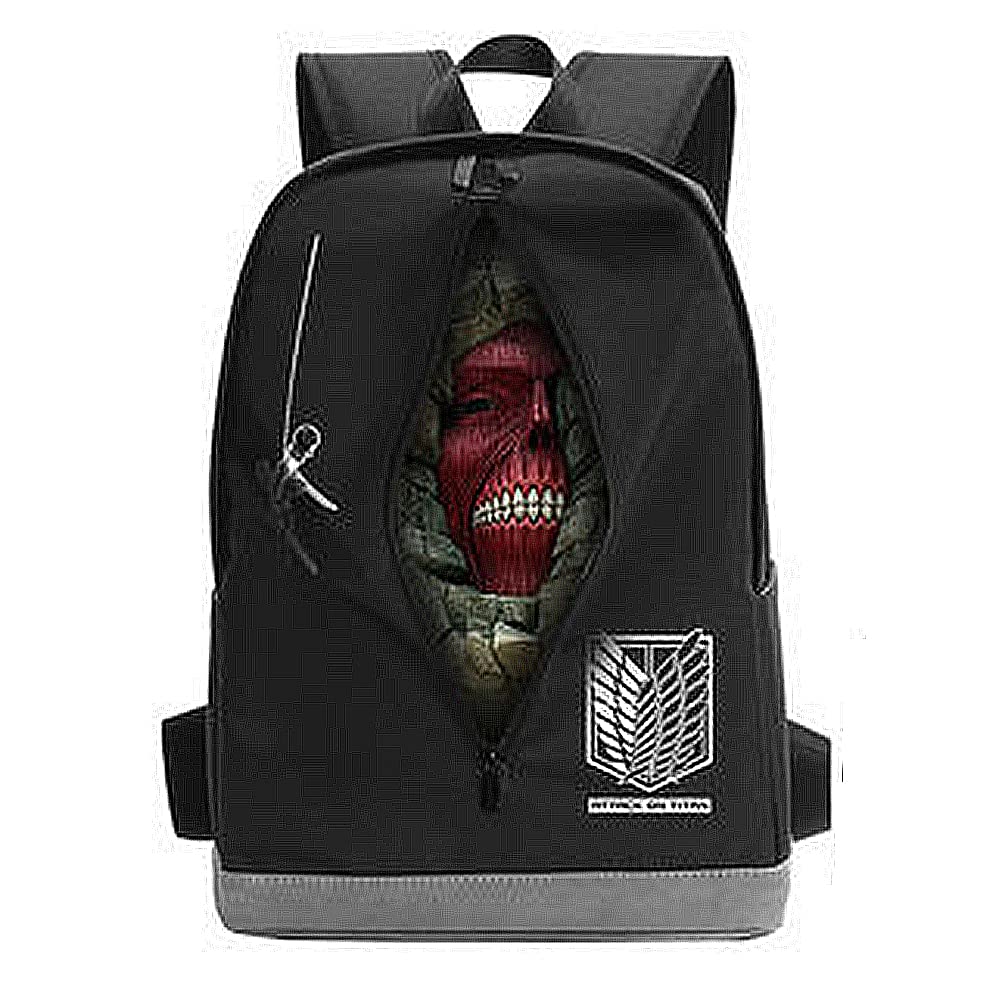 ZHAOQIAN Anime Backpack, For Attack on Titan, Shoulder School Bag Student Backpack Men And Women