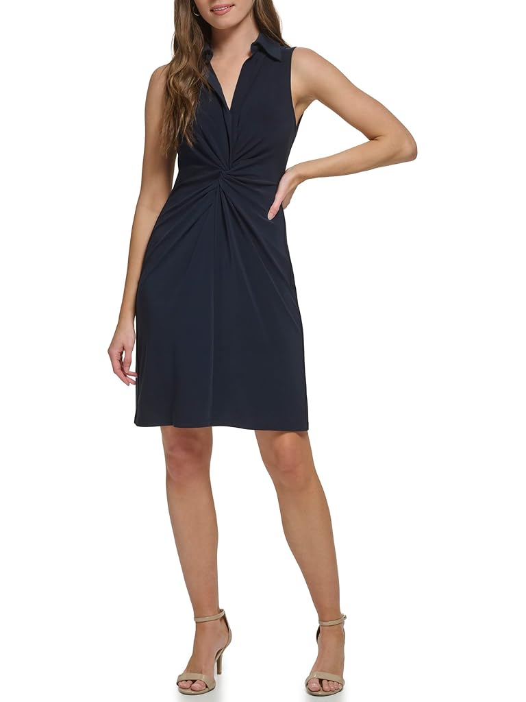 Tommy Hilfiger Jersey Knot Front Shirtdress