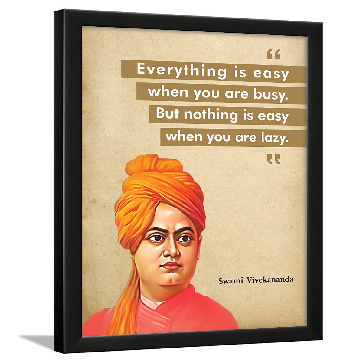 Chaka Chaundh Acrylic - Suitable Swami Vivekananda Motivational ...