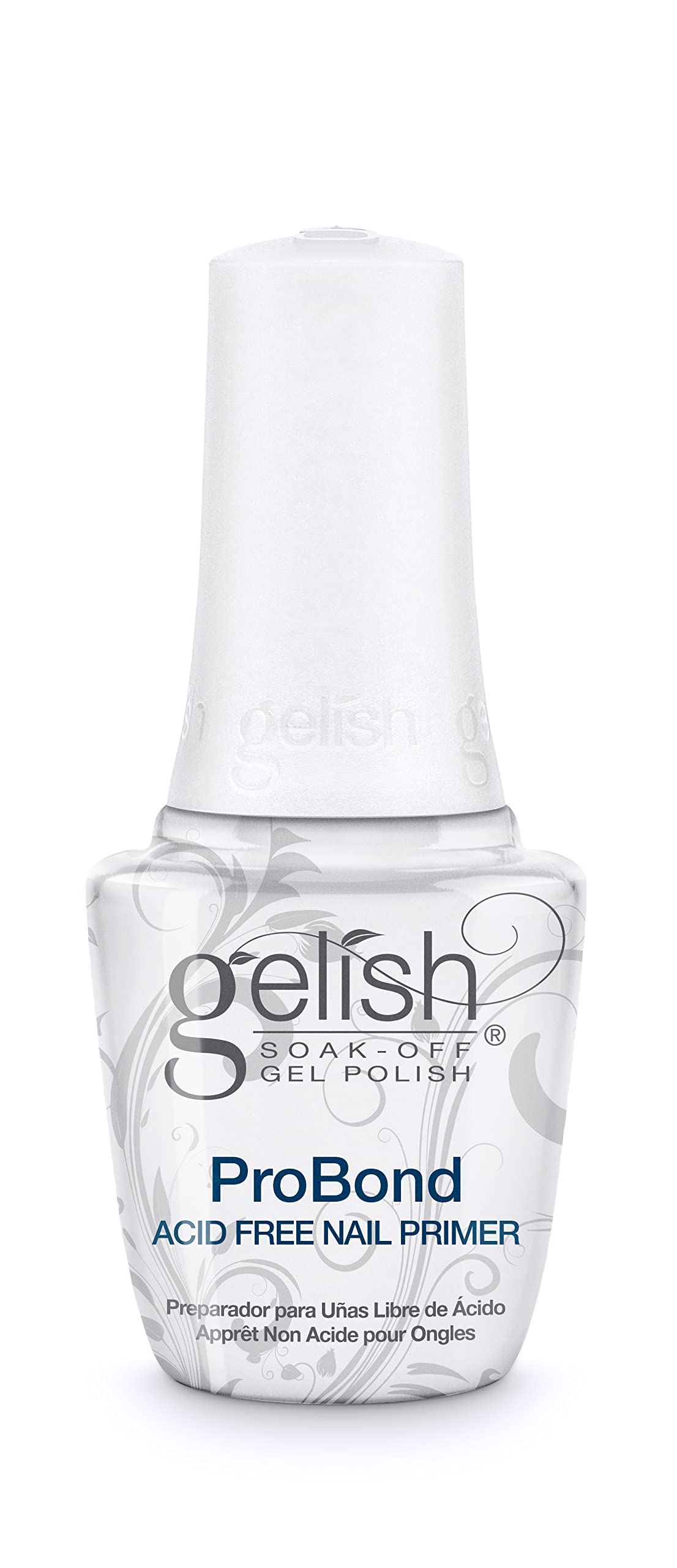 Gelish ProBond Nail Primer – Acid-Free Gel & Acrylic Adhesion, pH-Balanced, Promotes Long-Lasting Bond for Nail Plates, Safe for Natural Nails - 0.5 fl oz.