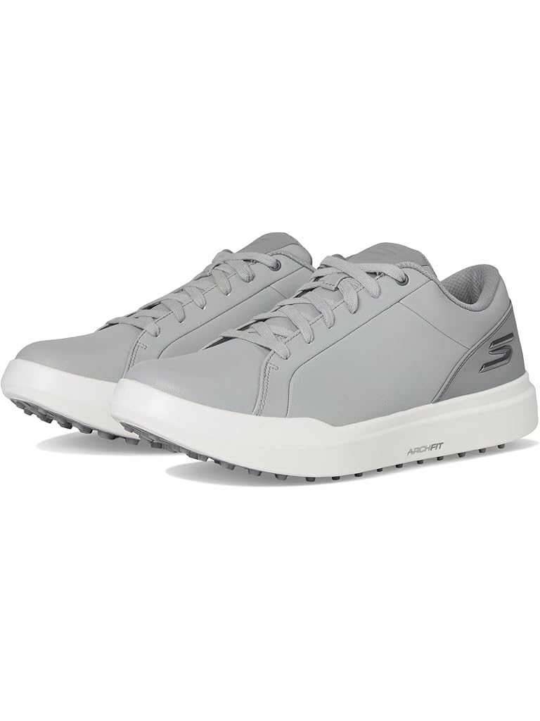 Gray Skechers GO GOLF Drive 6 Relaxed Fit Spikeless Golf Shoe