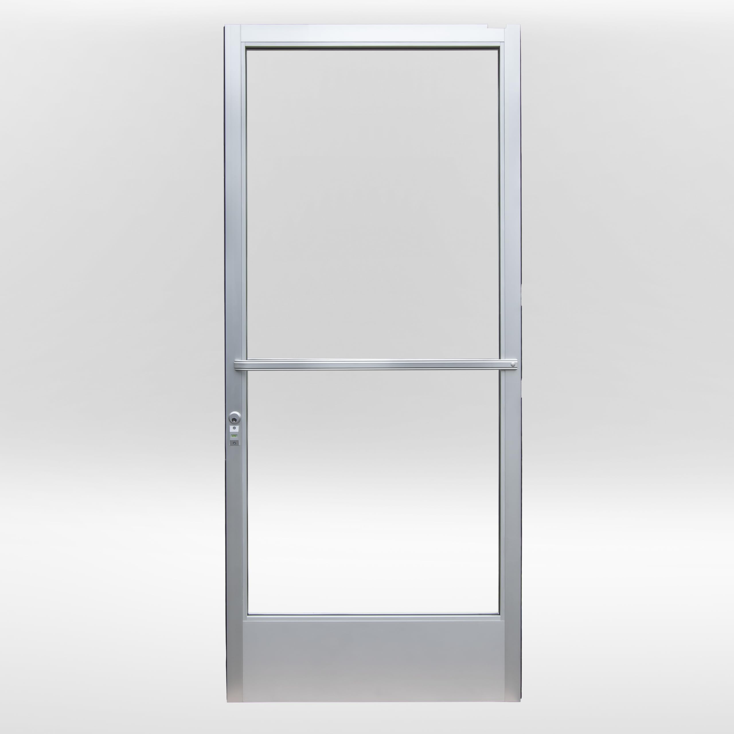 Commercial Graded Storefront Aluminum Door – Glass Door – Emergency Exit Door – Pull/Push Door – Store Door -Heavy Duty (Glass Not Included) (Right Hand)