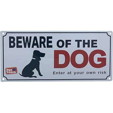 Dogs Warning Safety Sign 