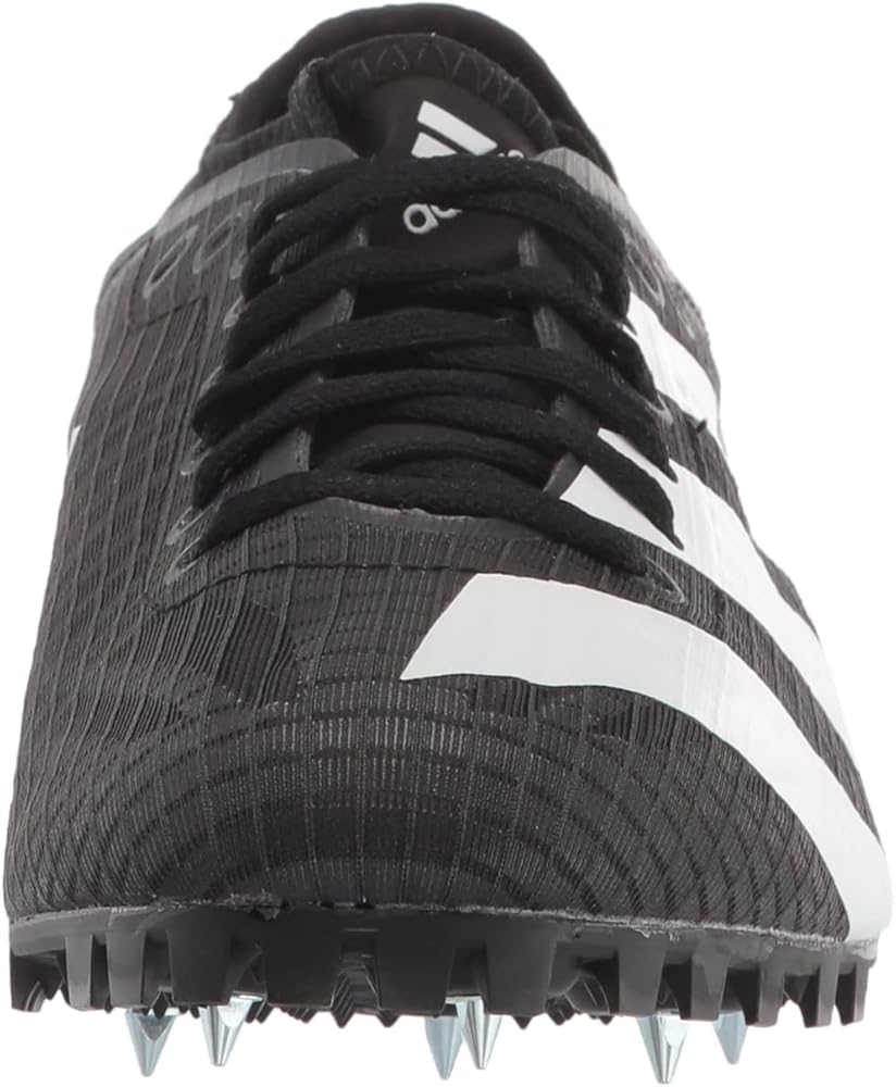  | adidas Men's Sprintstar Track and Field Shoe,  Black/White/Carbon, 9 | Track & Field & Cross Country