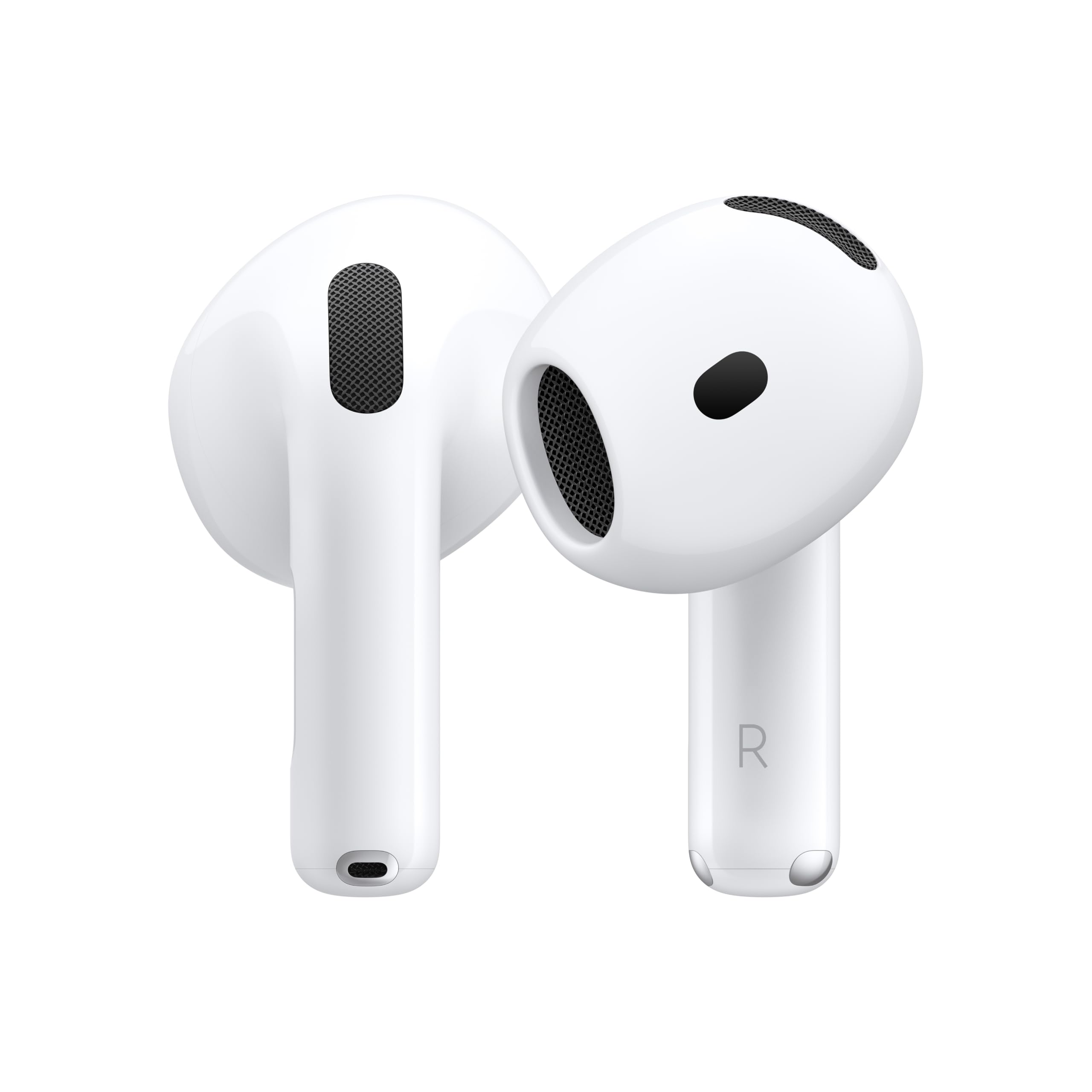 AppleAirPods 4 Wireless Earbuds, Bluetooth Headphones, with Active Noise Cancellation, Adaptive Audio, Transparency Mode, Personalized Spatial Audio, USB-C Charging Case, Wireless Charging, H2 Chip