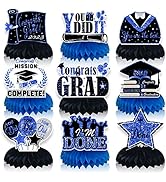 2023 Graduation Party Supplies, 9 PCS Congrats Grad Party Honeycomb Centerpieces, Congratulate Gr...