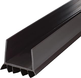 M-D Building Products 43337 Vinyl Cinch® U-Shape Slide-On Under Door Seal, Easy-to-Install, Energy-Saving, Weatherproof Se...