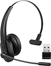 Sarevile Upgraded Bluetooth Headset, Wireless Headset with Noise Canceling Microphone for Trucker, On-Ear Bluetooth Headse...