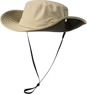 TOP-EX XL/XXL UPF 50 Wide Brim Sun Hat with Sunglasses Lock - Waterproof, Lightweight & Breathable - Men & Women's Summer ...