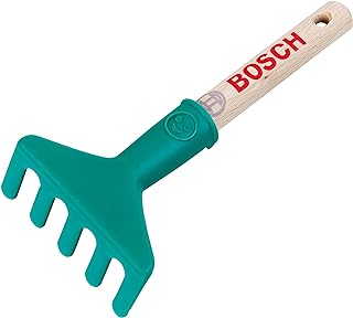 Theo Klein 2788 Bosch Handrechen, kurz I Robuster Kinder-Rechen I Stabiler Holzgriff I Maße: 17,5 cm x 8,5 cm x 4 cm I Spi...