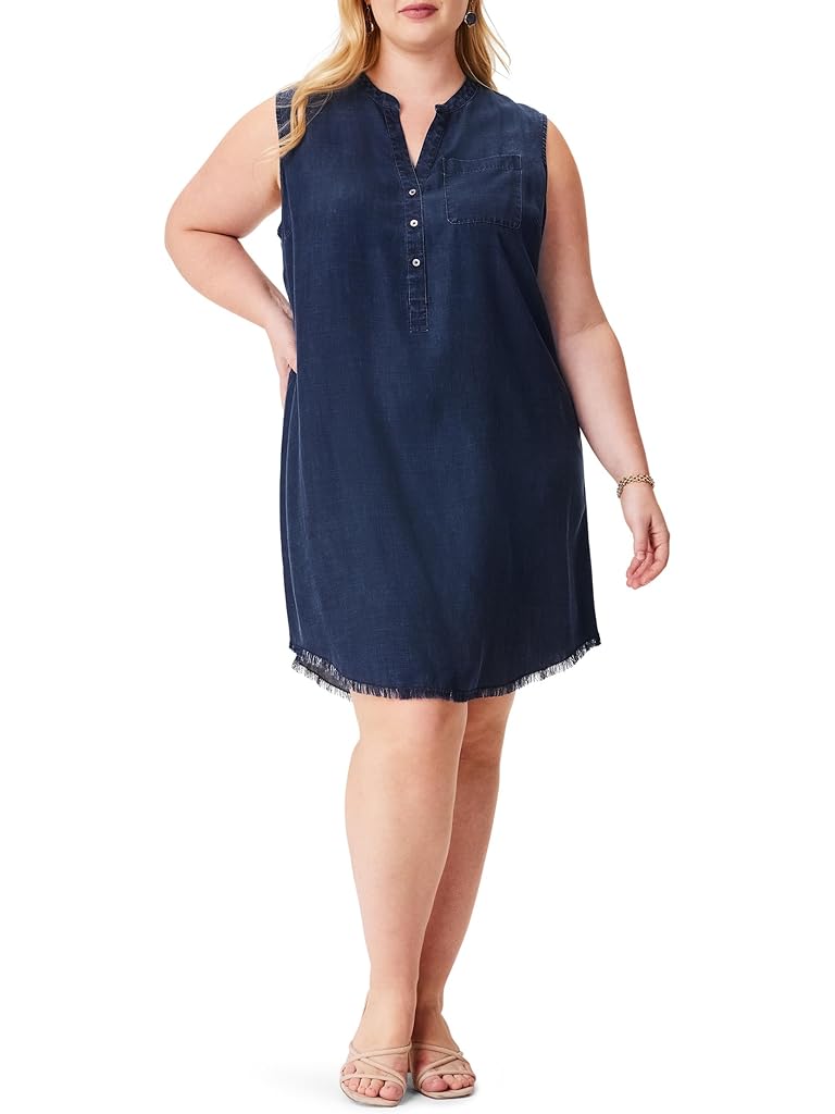 NIC+ZOE Plus Size Denim Dress