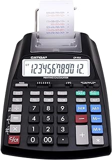 CATIGA New & Upgraded 2024 Printing Calculator Adding Machine 10 Key, Desktop Home Office Calculator with Paper Roll Print...