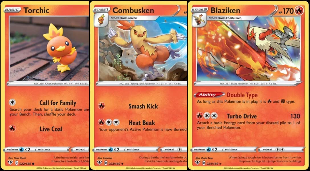 Pokemon Blaziken Evolution Chart