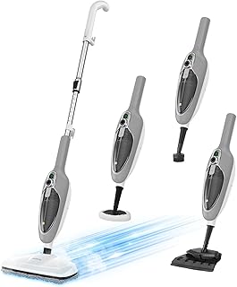 Steam Mop - 10-in-1 MultiPurpose Handheld Steam Cleaner Detachable Floor Steamer for Hardwood/Tile/Laminate Floors Carpet ...