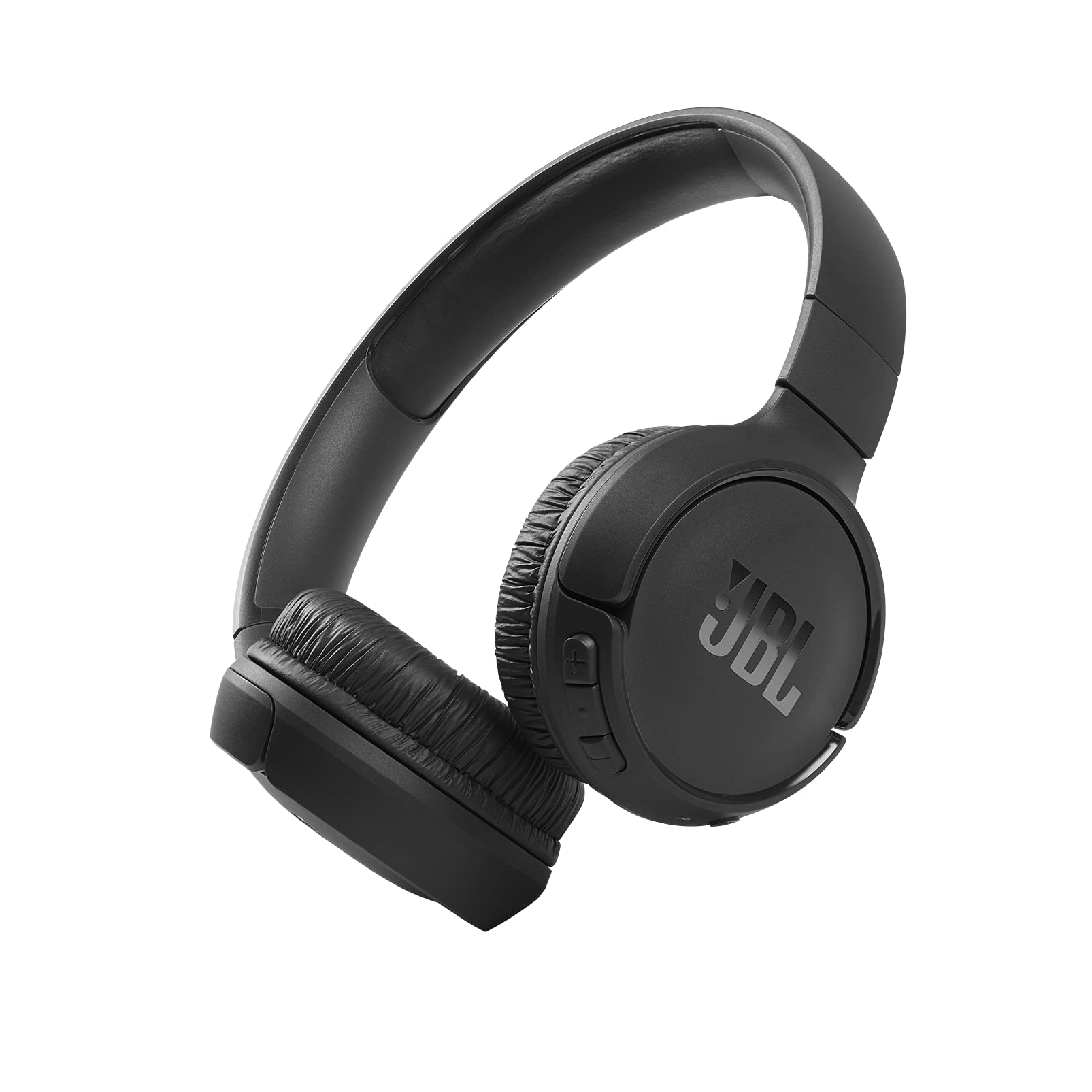 JBLTune 510BT - Bluetooth headphones with up to 40 hours battery, microphone for call, foldable and comfortable, Android and iOs compatible (Black)