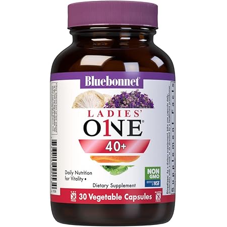 Amazon.com: Bluebonnet Nutrition Ladies’ ONE 40+ Whole Food-Bed ...