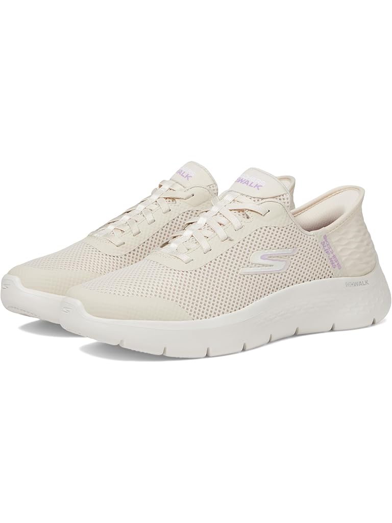 White SKECHERS Performance Go Walk Flex Hands Free Slip-Ins - Grand Entry