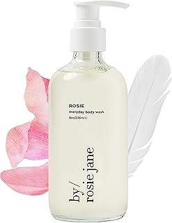 By Rosie Jane Everyday Body Wash (Rosie) - Hydrating Body Wash Made with Organic White Tea Extract & Cocoa Extract - Repai...