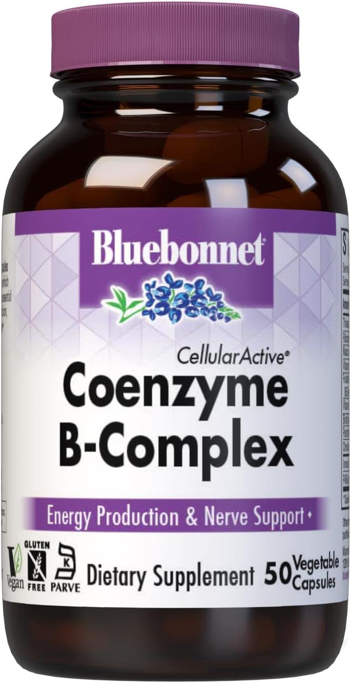 Amazon.com: Bluebonnet Nutrition Cellular Active, Coenzyme B-Complex ...