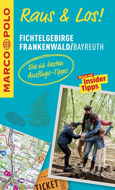 MARCO POLO Raus & Los! Fichtelgebirge, Frankenwald, Bayreuth: Das Package für unterwegs: Der Erlebnisführer mit großer Erlebniskarte