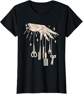 Hairstylist Tattooed Hairdresser Work Hair Salon T-Shirt