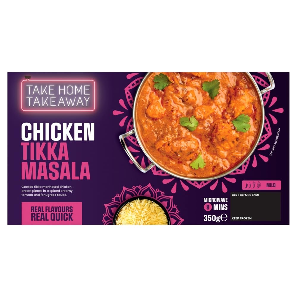 The Authentic Food Company Indian Takeaway Chicken Tikka Masala 350g