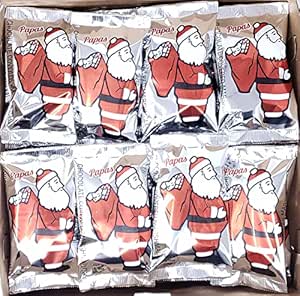 Papas Chocolate Covered Marshmallow Santa Claus 24ct Box