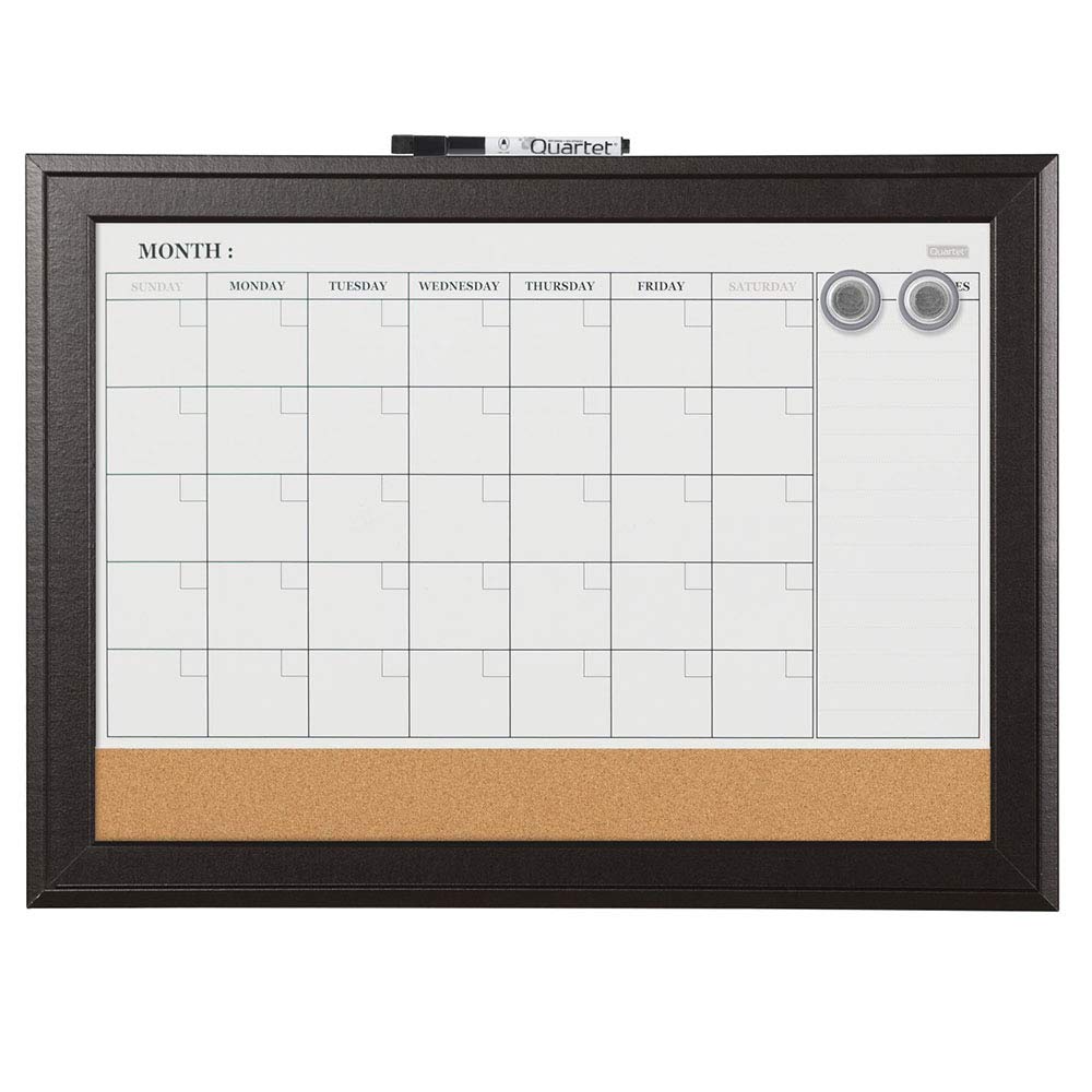 Buy Quartet Combination Whiteboard Calendar & Corkboard, 17" x